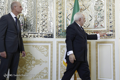 دیدار وزیر امور خارجه دولت پادشاهی هلند با ظریف