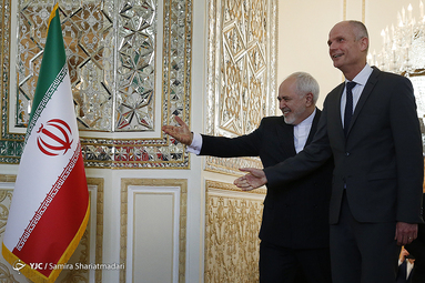 دیدار وزیر امور خارجه دولت پادشاهی هلند با ظریف