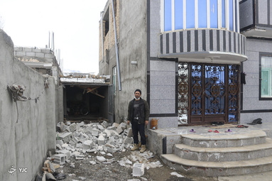 خسارت های زلزله در قطور از توابع خوی