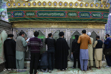 میکروب زدایی و پاکسازی حرم حضرت فاطمه معصومه(س)