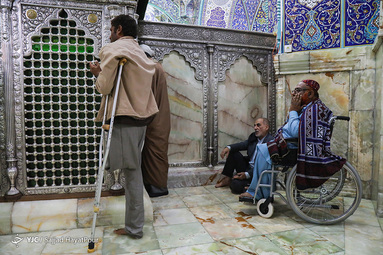 میکروب زدایی و پاکسازی حرم حضرت فاطمه معصومه(س)