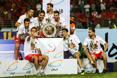 جشن قهرمانی پرسپولیس در جام حذفی