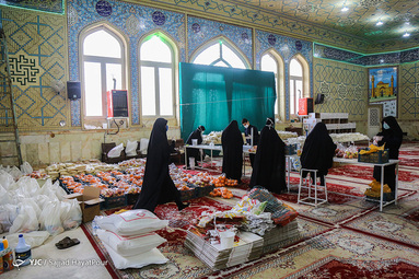 بسته بندی بسته های حمایتی آسیب دیدگان کرونا