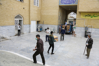بسته بندی بسته های حمایتی آسیب دیدگان کرونا