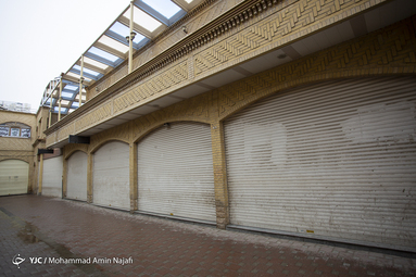 تعطیلی بازار همدان در پی شیوع کرونا