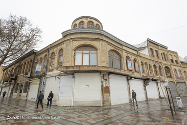 تعطیلی بازار همدان در پی شیوع کرونا