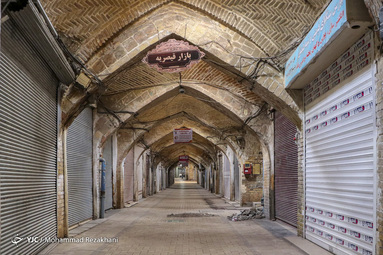 تعطیلی بازار زنجان در پی شیوع ویروس کرونا‎