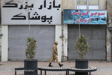 تعطیلی بازار زنجان در پی شیوع ویروس کرونا‎