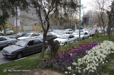 غربالگری کرونا در ورودی جاده چالوس