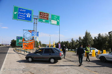 کنترل ورودی و خروجی عوارضی قم تهران