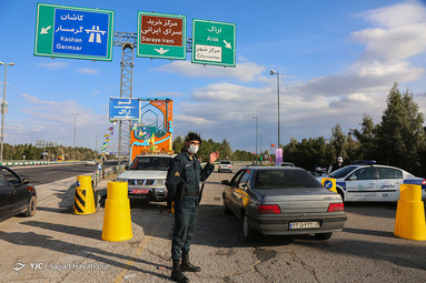 کنترل ورودی و خروجی عوارضی قم تهران