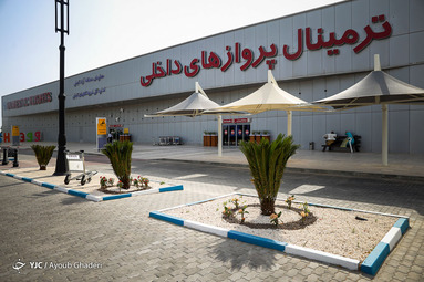 اقدامات پیشگیرانه در فرودگاه خالی از مسافر کیش