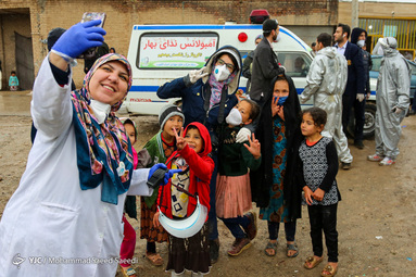 جهادگران احیاء القلوب در روستای کبیرآباد اقدام به خدمات رسانی پزشکی به اتباع نمودند