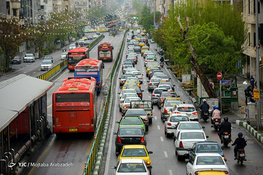 ترافیک اداری صبح تهران