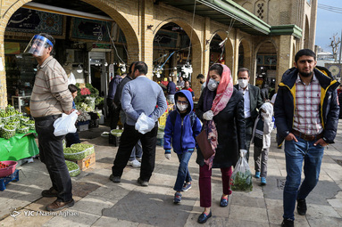 روزهای کرونایی بازار تجریش در ماه مبارک رمضان