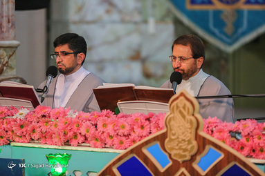 ترتیل خوانی قرآن کریم در مسجد جمکران