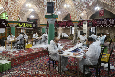 کارگاه‌های جهادی تولید ماسک - تبریز