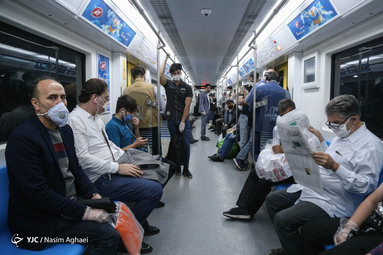 ماسک زدن در مترو اجباری شد