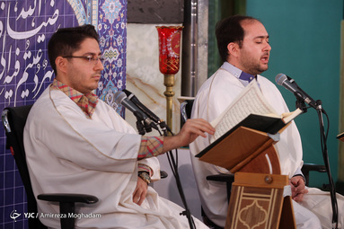 آیین ترتیل خوانی قرآن کریم هر روزه از حرم مطهر حضرت عبدالعظیم حسنی (ع) بدون حضور مردم و به صورت زنده از شبکه پنج سیما پخش می‌شود