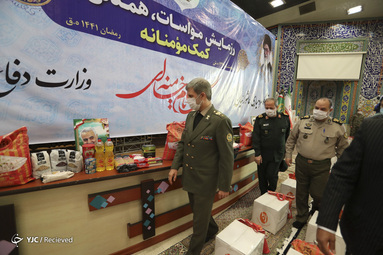 رزمایش مواسات همدلی و کمک های مومنانه وزارت دفاع با حضور وزیر دفاع‎ امیر سرتیپ حاتمی