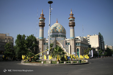 تابلو های شهری به مناسبت روز جهانی قدس‎ در روزهایی که به دلیل ویروس کرونا امکان راهپیمایی وجود ندارد