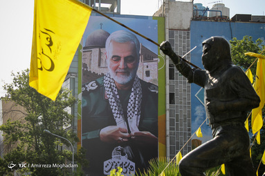 تابلو های شهری به مناسبت روز جهانی قدس‎ در روزهایی که به دلیل ویروس کرونا امکان راهپیمایی وجود ندارد