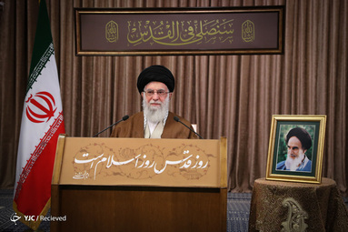 سخنرانی تلویزیونی مقام معظم رهبری به مناسبت روز جهانی قدس