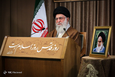 سخنرانی تلویزیونی مقام معظم رهبری به مناسبت روز جهانی قدس
