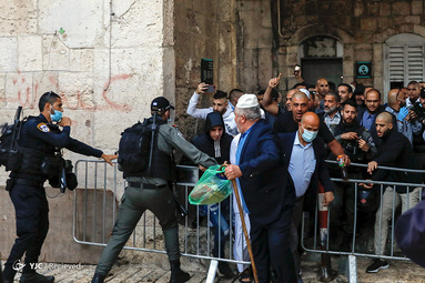 نماز عید فطر در فلسطین اشغالی