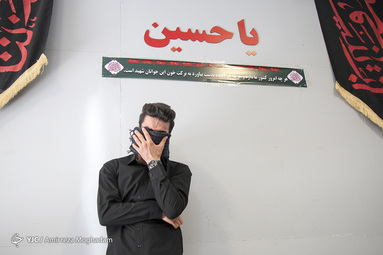 مراسم وداع با پیکر پاک شهید مدافع حرم