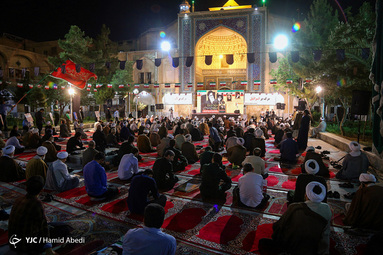 مراسم سالگرد ارتحال امام خمینی(ره) و قیام خونین 15خرداد در مدرسه فیضیه - قم