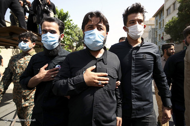 تشییع پیکر مطهر شهید جواد الله‌کرم
