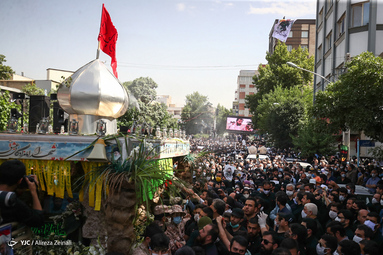 تشییع پیکر مطهر شهید جواد الله‌کرم