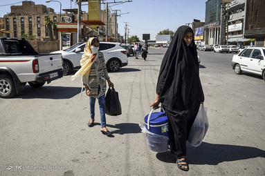 گرمای طاقت فرسای اهواز