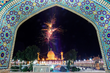 آرامگاه حضرت سید میراحمد معروف به شاهچراغ برادر حضرت امام رضا (ع) در شهر شیراز