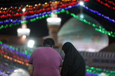 حال و هوای حرم مطهر رضوی در آستانه میلاد حضرت رضا(ع)