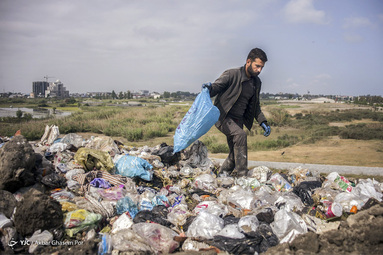 دپوی زباله ها در سواحل مازندران (بابلسر)