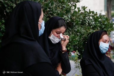 تشییع مدافع سلامت دکتر غلامحسین نادری