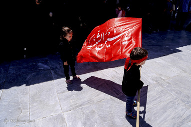 دسته عزاداری شهادت امام جواد (ع) در قم