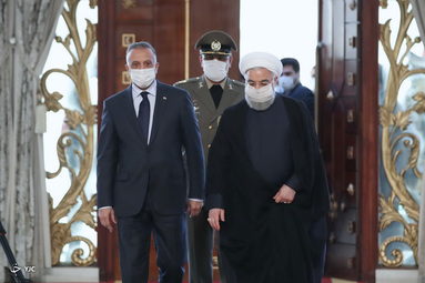 استقبال رسمی رئیس جمهوری اسلامی ایران از نخست وزیر عراق