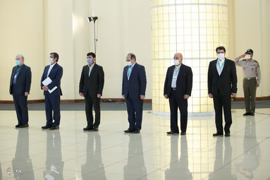 استقبال رسمی رئیس جمهوری اسلامی ایران از نخست وزیر عراق