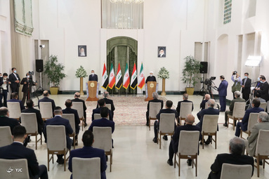 نشست خبری مشترک رییس جمهوری اسلامی ایران و نخست وزیر عراق