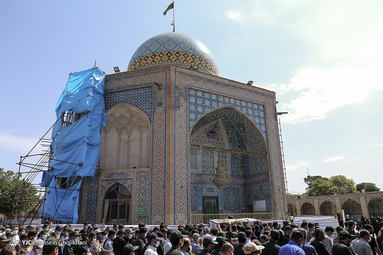 تشییع پیکر شهید علیخانی - قزوین