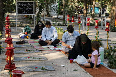 برگزاری مراسم دعای عرفه -  گلزار شهدای بهشت زهرا