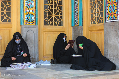 برگزاری مراسم دعای عرفه - حرم حضرت معصومه  (س)