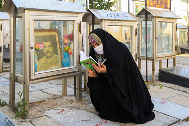 برگزاری مراسم دعای عرفه - گلزار شهدای تبریز 