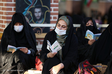 برگزاری مراسم دعای عرفه - گلزار شهدای تبریز 
