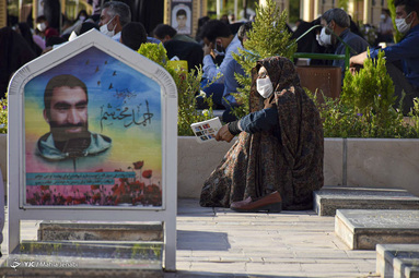 برگزاری مراسم دعای عرفه - گلزار شهدای کرمان