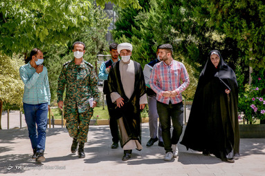 بازدید مهدی عبدی زاده معاون تیپ یکم یگان های ویژه ناجا از باشگاه خبرنگاران جوان