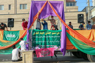 کارناوال شادی عید غدیر در خیابان های تهران